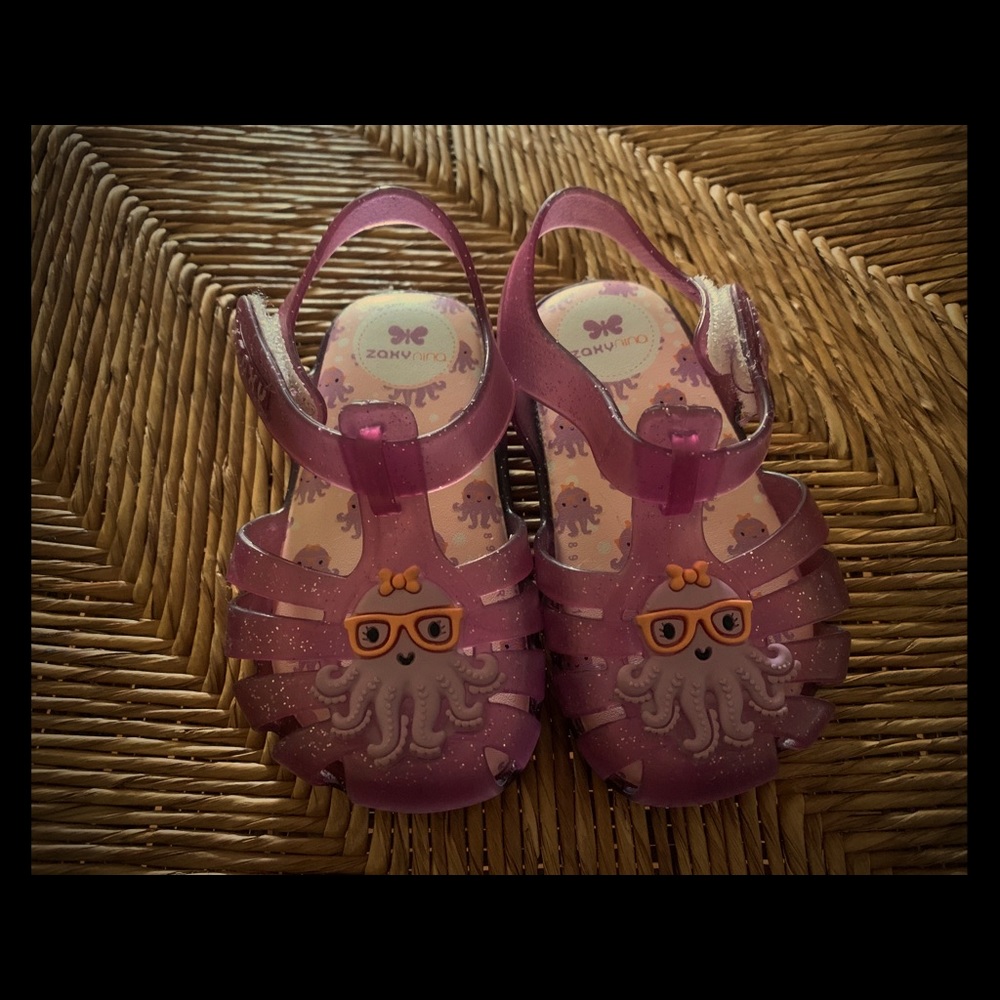 Purple Jelly Sandals